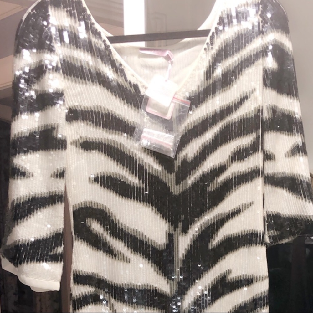 Calypso Sequin caftan dress